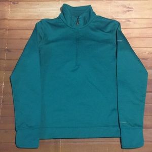 Womens Columbia 1/4 Zip Pullover Small Green